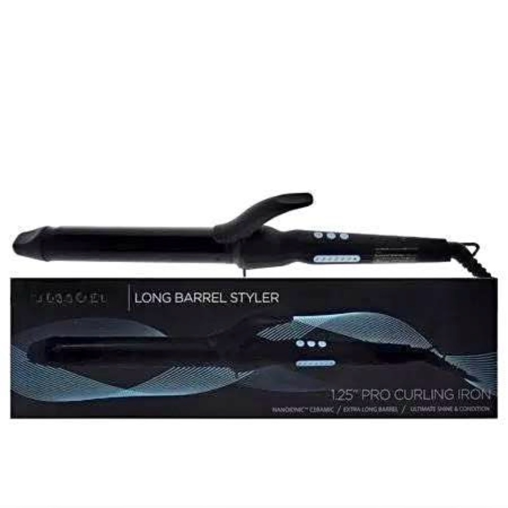 Brand New Bio lonic Long Barrel Curling Iron